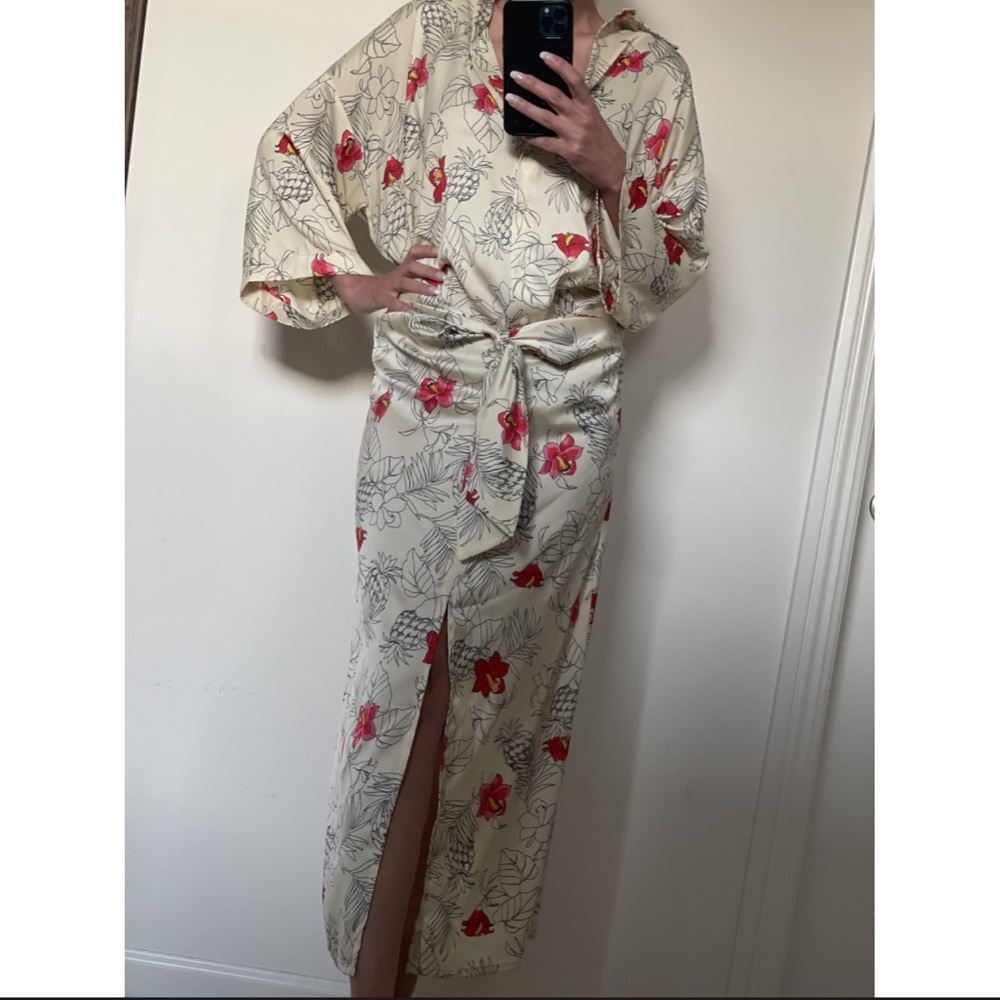 Zara knotted skirt set